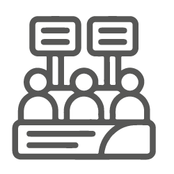 Icono de Atención y Participación Ciudadana